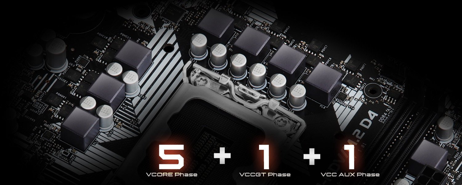 5+1+1 Power Phase Design